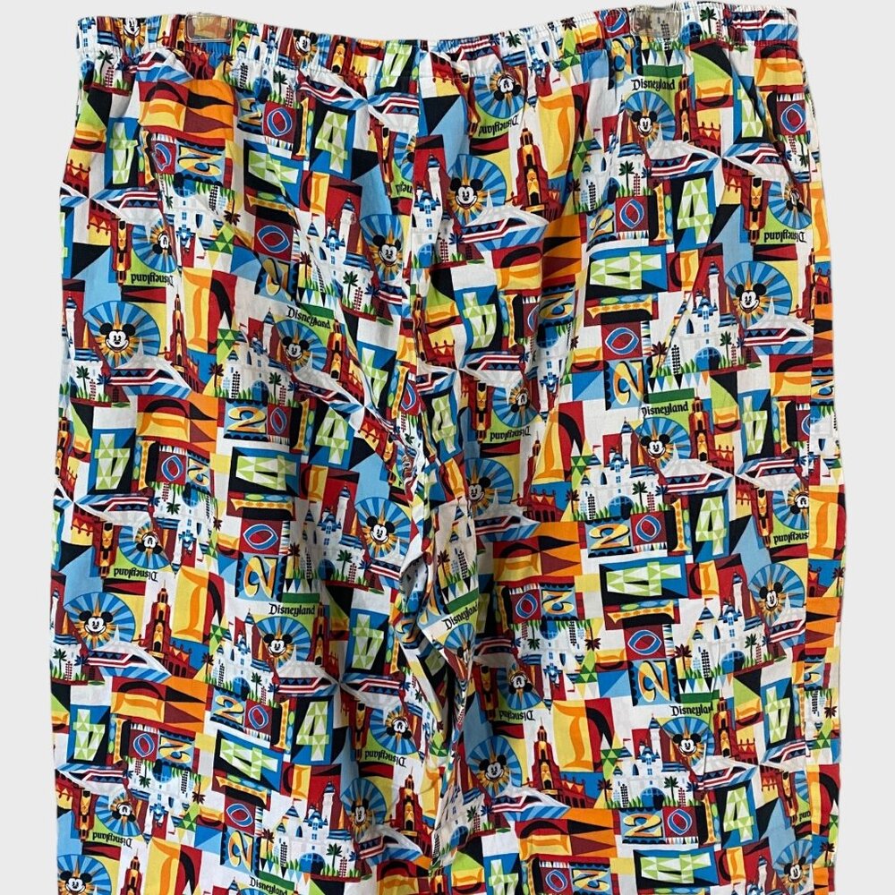 Disney World Mickey Mouse Allover Print Pajama Pants Mens XL Relaxed Comfort Fit - Picture 6 of 10